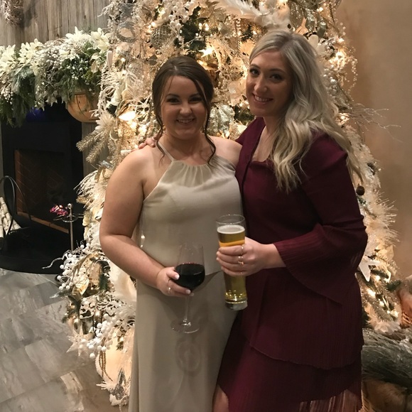 David’s bridal bridesmaid dress in “biscotti” - Picture 2 of 6